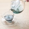 タデ藍などブレンドした美容茶『青のハーブティー』を販売