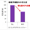 「ミトコンドリアトランスファー」で肌細胞の“老化度”が改善