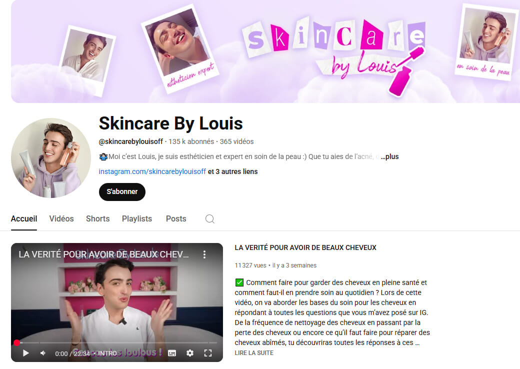 美容家インフルエンサー・Louis Duflosのキャリアと挑戦